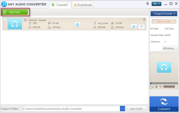 Add Files to OGG MP3 Converter