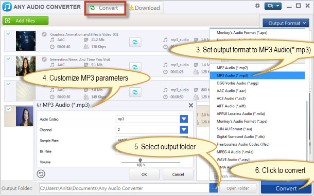Convert Facebook Video to MP3