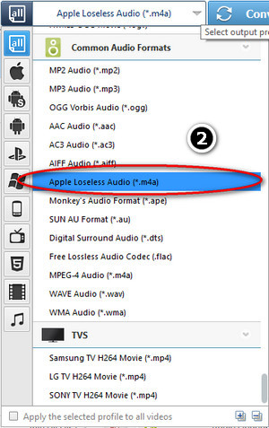 alac to flac converter