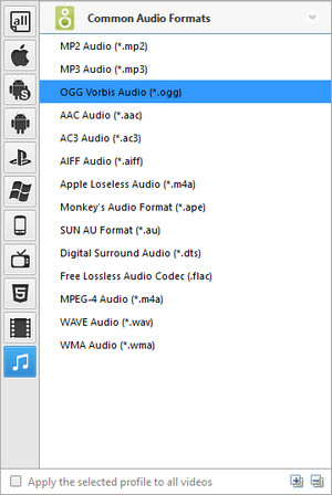 Convert Music to OGG