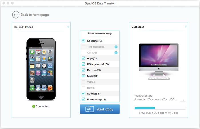 Backup iPhone