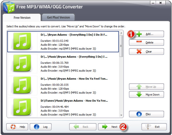 Free MP3 WMA OGG Converter