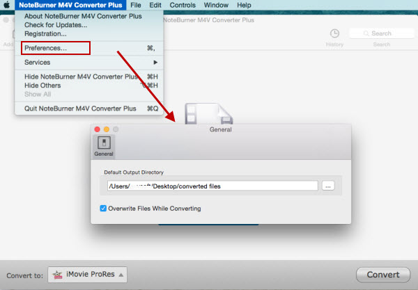 Change Output Path