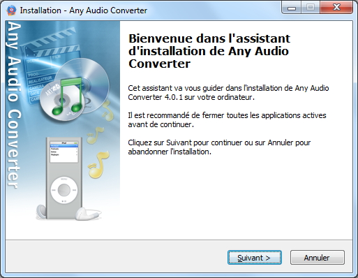 Install Any Audio Converter