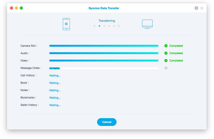 backup device to computer