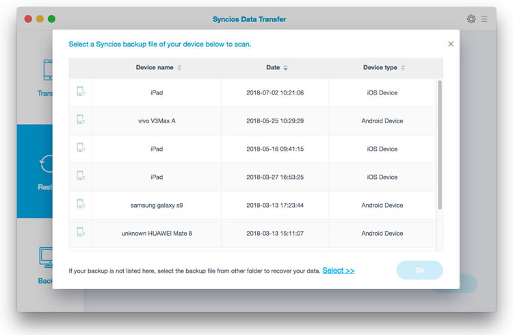 Restore iphone from backup file