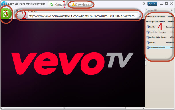 Download Vevo to MP3 Converter
