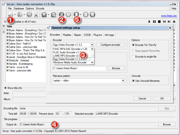 Fre:ac Free Audio Converter