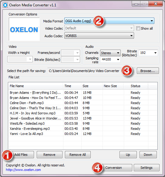 Free Oxelon Media Converter