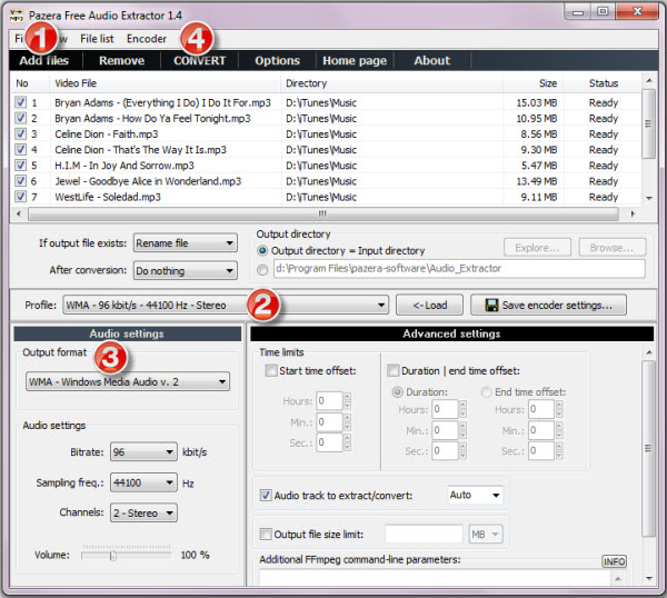 Free Pazera Free Audio Extractor