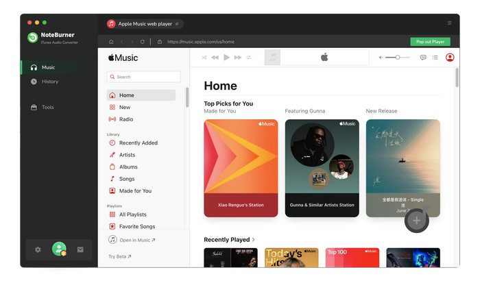 NoteBurner Apple Music Converter