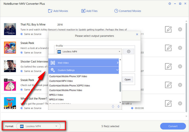 convert drm m4v to mp4